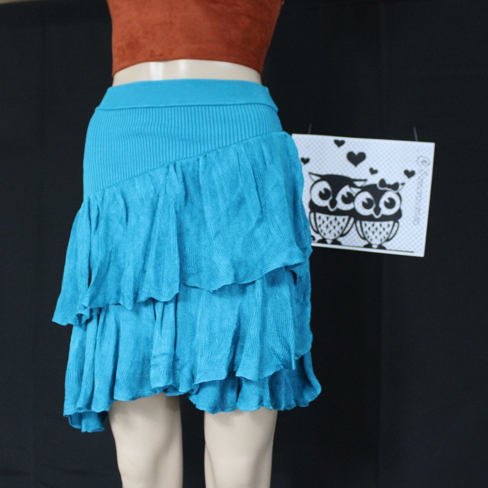 Bebe Paula Ruffle Mini Skirt - Picture 3 of 6